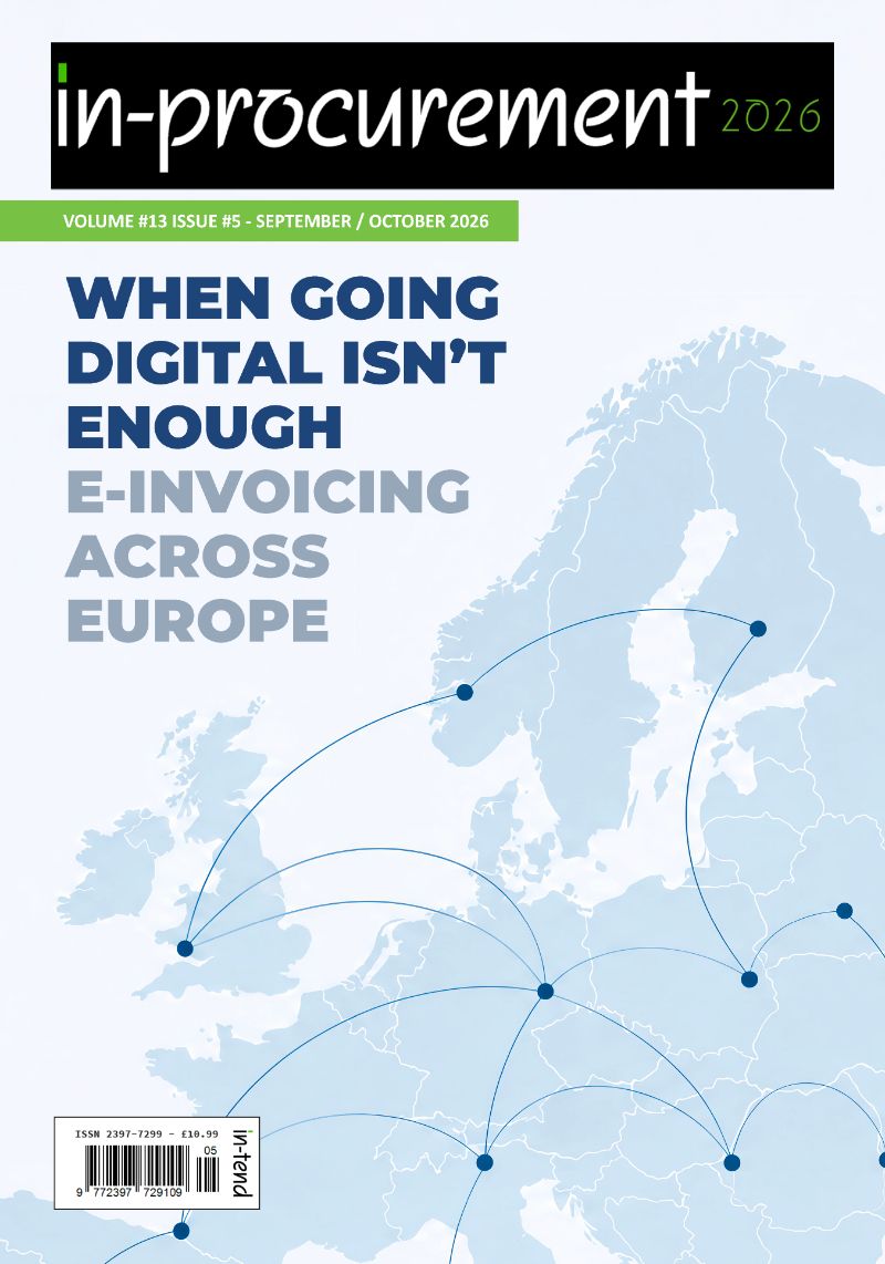 The front cover of our latest edition of In-procurement magazine