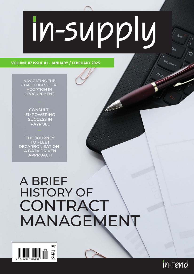 Front cover of the latest in-supply magazine